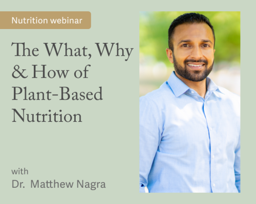 The What, Why & How of Plant-Based Nutrition