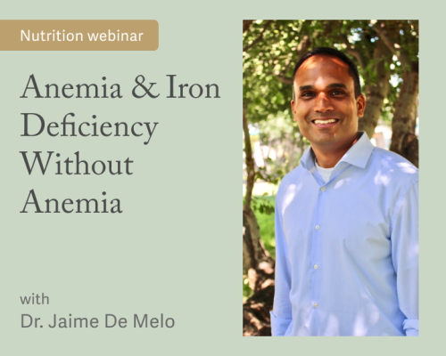 Anemia & Iron Deficiency Without Anemia