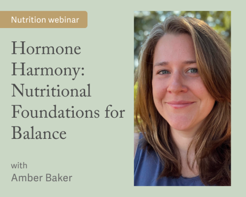 Hormone Harmony: Nutritional Foundations for Balance